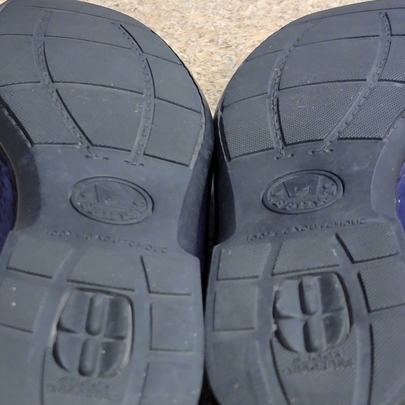 MEPHISTO NAVY BLUE PATENT LEATHER SLIP ON LOAFERS SZ 6.5 NICE - Picture 7 of 8